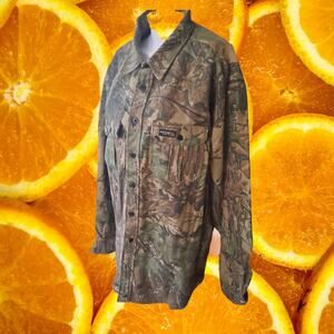 Vintage Rattlers Button Up Camo Shirt Size 2XL